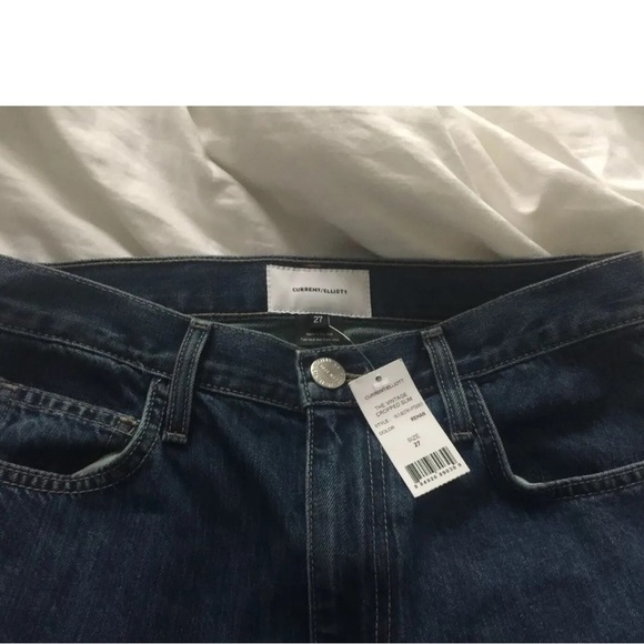 CURRENT/ELLIOTT The vintage cropped slim Rehan Size 27 brand new - Picture 6 of 7